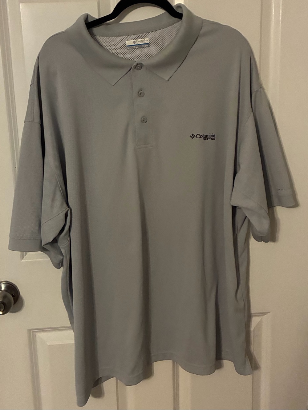 Columbia Men's Light Gray Performance Polo Shirt